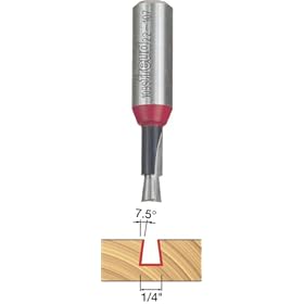 Freud 22-107 1/4-Inch Diameter 7-1/2-Degree Dovetail Router Bit with 1/2-Inch Shank