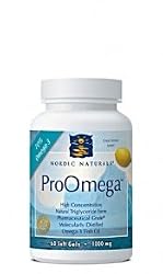 ProOmega-Nordic Naturals Omega-3 Fish Oil, 120ct Lemon Flavored