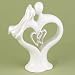 Hortense B. Hewitt Kissing Couple Cake Top - White (5.75