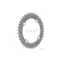 E-13 Guide Ring DH chainring, 104BCD x 40t - silver