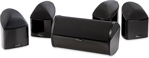 Mirage Nanosat Prestige 5 Home Theater Speaker System 4 Nanosat Prestige satellites and 1 Nano CC center speaker