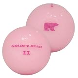 GOLDEN BEAR 【ゴルフ】【1個入り】ゴールデンベア カラフルボール　パステルピンク