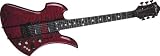 B.C. Rich Mockingbird ST Guitar, Trans Red with Ebony Stringers