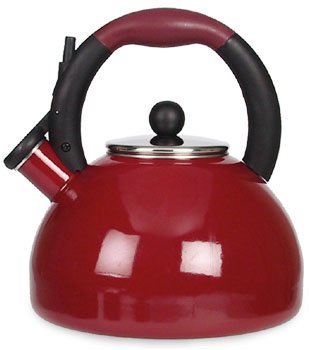 Evco Avalon Red Tea Kettle 2.7 Qt. Evco Avalon Red Tea Kettle 2.7 Qt.
