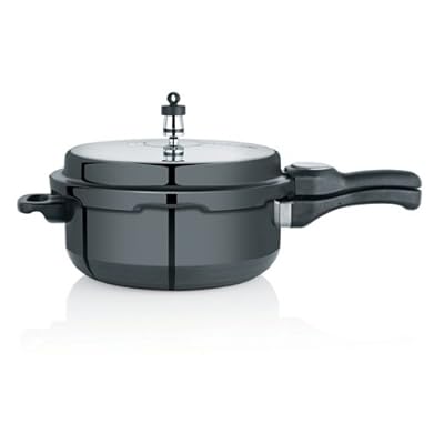 Premier Aluminium Express Trendy Black Pressure Pan - Small