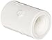 Spears 435 Series PVC Pipe Fitting, Adapter, Schedule 40, White, 1