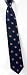 Pomeranian by Kay Nine Design navy blue polyester ties
