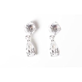 Jodie Rose Cubic Zirconia Drop Earrings