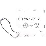 トラスコ中山:TRUSCO ドリル刃先ゲージ TG-A 型式:TG-A
