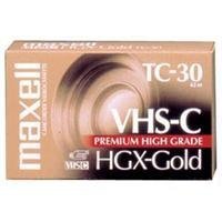Maxell HGX-GOLD TC-30 Premium High Grade Videocassette