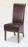 Chocolate Parson Chair (Sold As a Pair) by Coaster Furniture