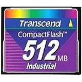 Transcend TS512MCF100I 512MB Industrial Compact Flash Card