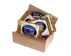 Sea Otter Sampler Pack (Four-1 4 pound fillets) by Wild Alaskan Smoked Salmon & Seafood
