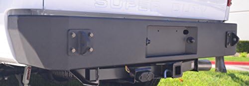 Body Armor 4x4 FD-2961Black - Steel Rear Bumper for 1999-2013 Ford Super Duty F-250/F-350