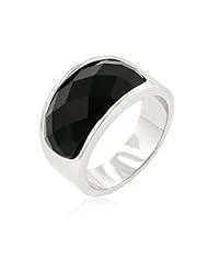 Onyx Block Cocktail Ring