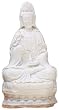 Best Simple Beautiful Unique Gift Ideas for Her Sister Wife Mother - 12" Fine White Porcelain Kwan ( Quan ) Yin Statue