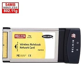 Click here to buy Belkin F5D7010 Wireless 54 Mbps Notebook Card by Belkin.