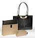 Tuscany Leather Laptop Bag for Women (black w/ tan trim)