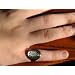 Bio-Q Biofeedback Thermometer Ring medium size silver color