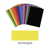 Folia 6112 Fotokarton 50x70 cm, 300 g Inhalt 10 Bogen Pack zitronengelb