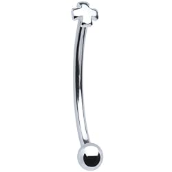 Stainless Steel Cross Eyebrow Ring