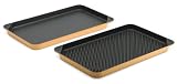 Chef's Design 20-Inch Grill/Griddle Set, Global Gold