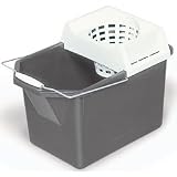 Steel Pail & Mop Strainer Combo Steel (6194STL)