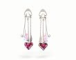 Heart and Charms Dangle Earrings from the Artazia Collection #662 HEA OE