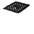 Rubbermaid 2993ARBLA Antimicrobial Small Sink Mat, Black