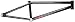 Proper TTL BMX Bike Frame - 21.2 Inch - Trans Black