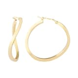 Charles Garnier Yellow Gold Hoop Earrings