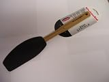 KitchenAid Silicone Head Mixer Spatula Bamboo Handle Black