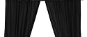 Black Jersey 82 X84 Drapes