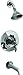 Graff G-7165-C2S-PC-T Nantucket Trim for G-7165-C2S-PC Polished Chrome