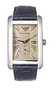Emporio Armani Men's Brown Leather-Strap Watch