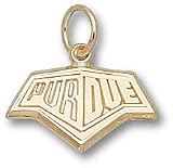 Purdue Boilermakers Solid 10K Gold Cow Catcher 5/16'' Pendant
