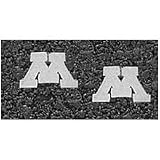 Logo Art Minnesota Golden Gophers Sterling Silver Team Font 3/8 Post Earrings