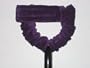 Axe Hugger in Scrunchy Velvet for Standard Stand with Hugger Strap in Purple