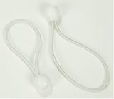 9" White Ball Bungies Package of 100
