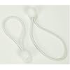 8" Premium White Ball Bungies Package of 100