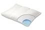 HoMedics Instant Comfort Microbead Fill Pillow with Spandex/Polyester Jacquard Cover, Bonus 235 Thread Count Cotton Cover, SilverGuard and CoolCore, Standard