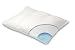 HoMedics Instant Comfort Microbead Fill Pillow with Spandex Polyester Jacquard Cover, Bonus 235 Thread Count Cotton Cover, SilverGuard and CoolCore, Standard