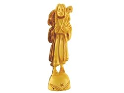 Olive Wood The Good Shepherd Statue