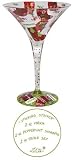 Lolita Stocking Stuffer Christmas Martini Glass New Gift