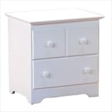 Atlantic Furniture C-69202 Windsor Nightstand in White