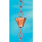 Tulip Copper Rain Chain