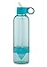 Citrus Zinger Sip by Zing Anything, Active Infusion Water Bottle, Citrus Fruit Infusion, BPA EA free Tritan, Reusable Water Bottle, Hydration, Infusion Technology, Flip Up Straw Cap, 28 oz., Blue