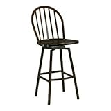 Pastel Furniture WS-219-30-AR-WT Windsor Swivel Bar Stool