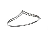 Image of 18ct White Gold Ladies 0.75ct Diamond Bangle