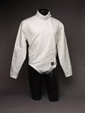 Mens Right Handed Deluxe cotton foil/epee/sabre front zip fencing jacket